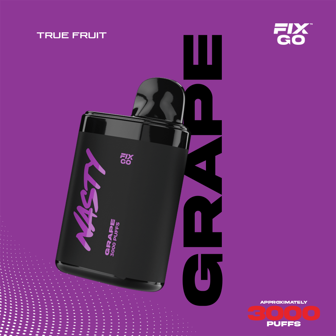 NASTY FIX Go 3000 Puffs Disposable - Grape
